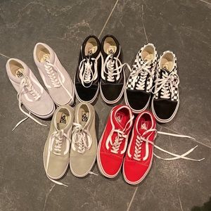 Vans Bundle of 5 Packaged Deal!! Womens 10 Mens8.5